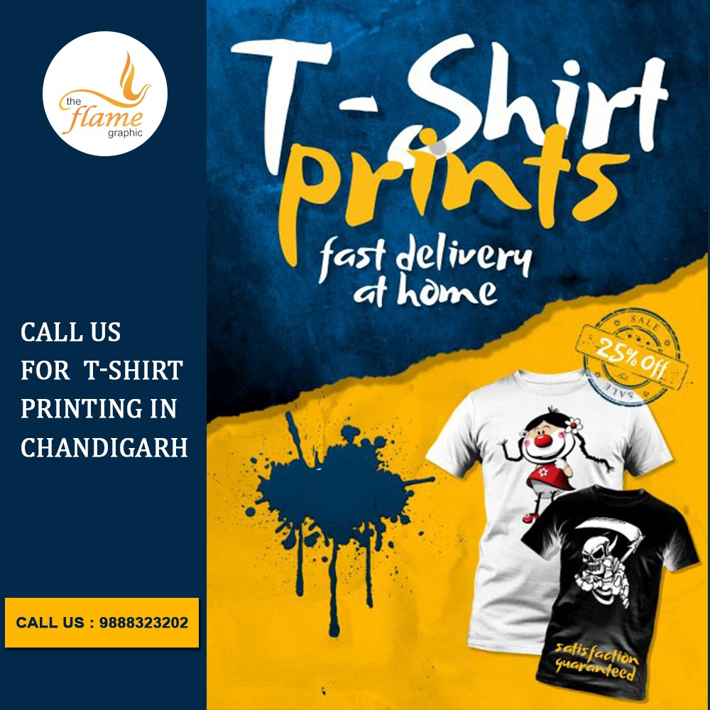 T shirt printing chandigarh deals